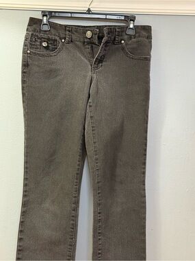 Covington Petite Gray Stretch Jeans Womens Size 6P Straight Leg Denim